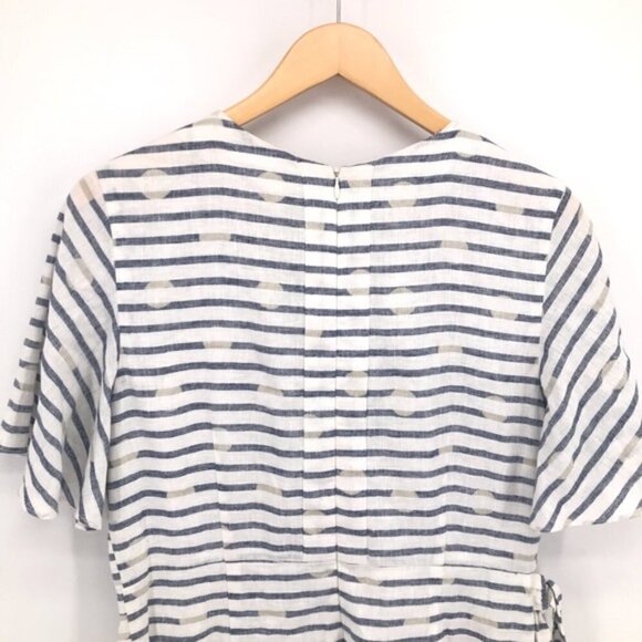 NWT Anthropologie SPRING Bows and Stripes Sheath Dress SIZE 0 - Picture 5 of 6